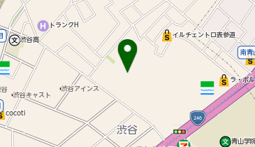 渋谷区立広尾中学校の地図画像