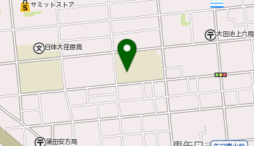 大田区立安方中学校の地図画像