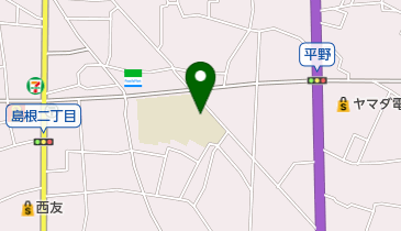 足立区立中島根小学校の地図画像