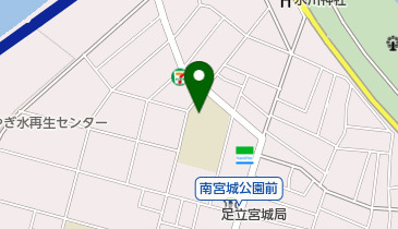 足立区立宮城小学校の地図画像