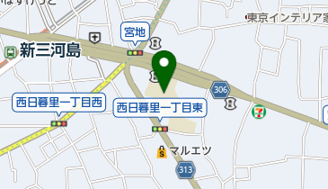 荒川区立峡田小学校の地図画像