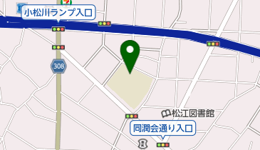 江戸川区立松江小学校の地図画像