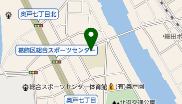 葛飾区立奥戸小学校の地図画像