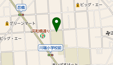 葛飾区立川端小学校の地図画像
