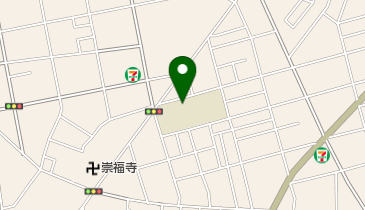 葛飾区立住吉小学校の地図画像