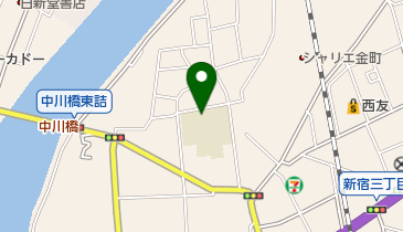 葛飾区立新宿小学校の地図画像