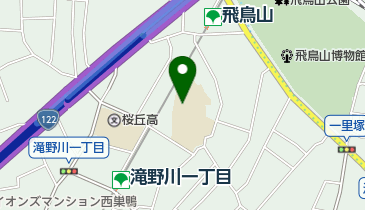北区立滝野川第三小学校の地図画像