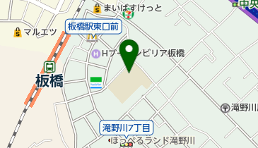 北区立谷端小学校の地図画像