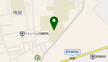 清瀬市立清瀬第六小学校の地図画像