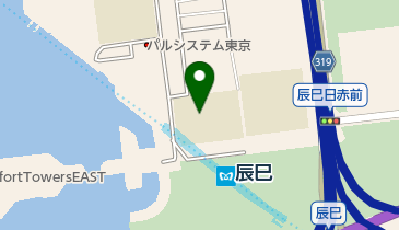 江東区立辰巳小学校の地図画像