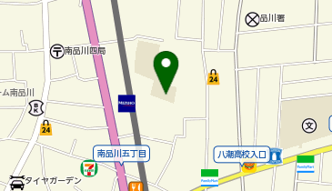 品川区立城南小学校の地図画像