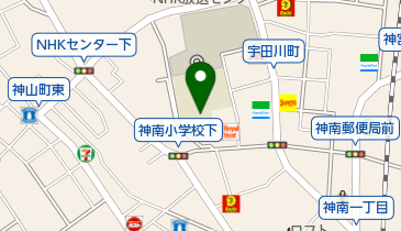 渋谷区立神南小学校の地図画像