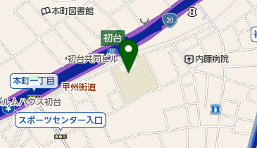 渋谷区立幡代小学校の地図画像