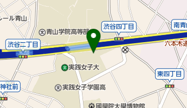 私立青山学院初等部の地図画像