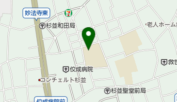 杉並区立和田小学校の地図画像
