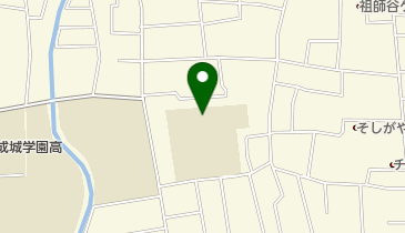 世田谷区立祖師谷小学校の地図画像