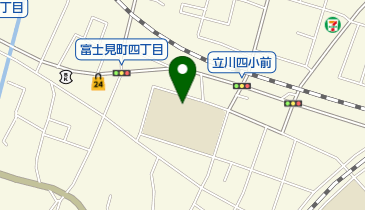 立川市立第四小学校の地図画像