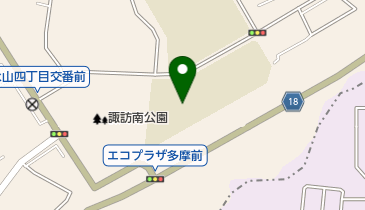 多摩市立諏訪小学校の地図画像