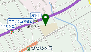 調布市立滝坂小学校の地図画像