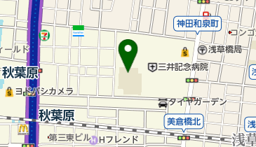 千代田区立和泉小学校の地図画像