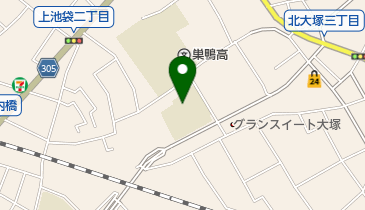 豊島区立豊成小学校の地図画像