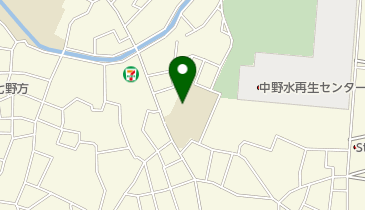 中野区立平和の森小学校の地図画像