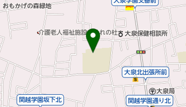 練馬区立大泉学園緑小学校の地図画像