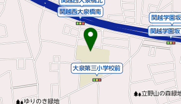 練馬区立大泉第三小学校の地図画像