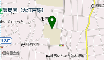 練馬区立南町小学校の地図画像
