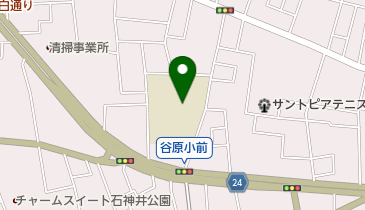 練馬区立谷原小学校の地図画像