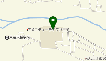 八王子市立上壱分方小学校の地図画像