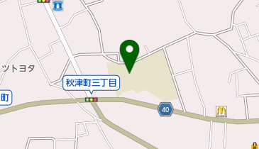 東村山市立秋津小学校の地図画像