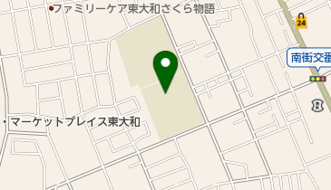 東大和市立第二小学校の地図画像