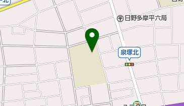 日野市立日野第五小学校の地図画像
