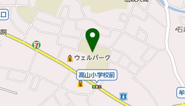 三鷹市立高山小学校の地図画像