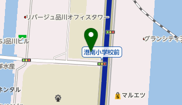港区立港南小学校の地図画像
