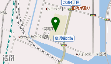 港区立芝浦小学校の地図画像