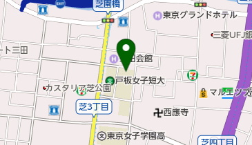 港区立芝小学校の地図画像