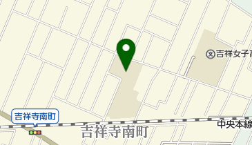 武蔵野市立本宿小学校の地図画像