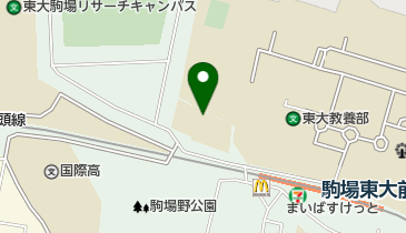 目黒区立駒場小学校の地図画像