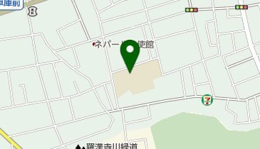 目黒区立不動小学校の地図画像