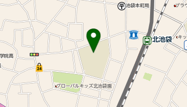 豊島区立池袋本町小学校の地図画像