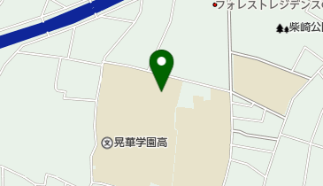 私立晃華学園小学校の地図画像