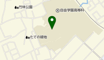 私立自由学園初等部の地図画像