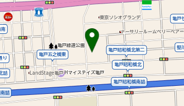 江東区立第二亀戸小学校の地図画像