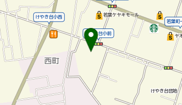 立川市立若葉台小学校の地図画像