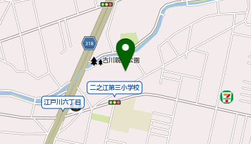 江戸川区立二之江小学校の地図画像