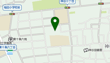 北区立都の北学園の地図画像