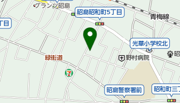 昭島恵泉幼稚園の地図画像