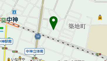 昭島幼稚園の地図画像